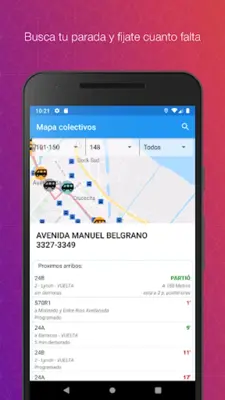 Transporte público en vivo (Tr android App screenshot 2